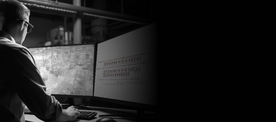 man at computer