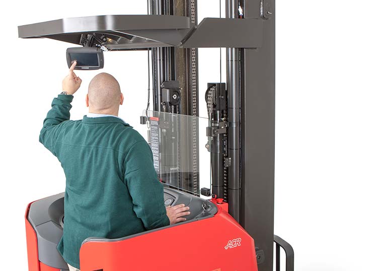 narrow aisle forklift, operator display