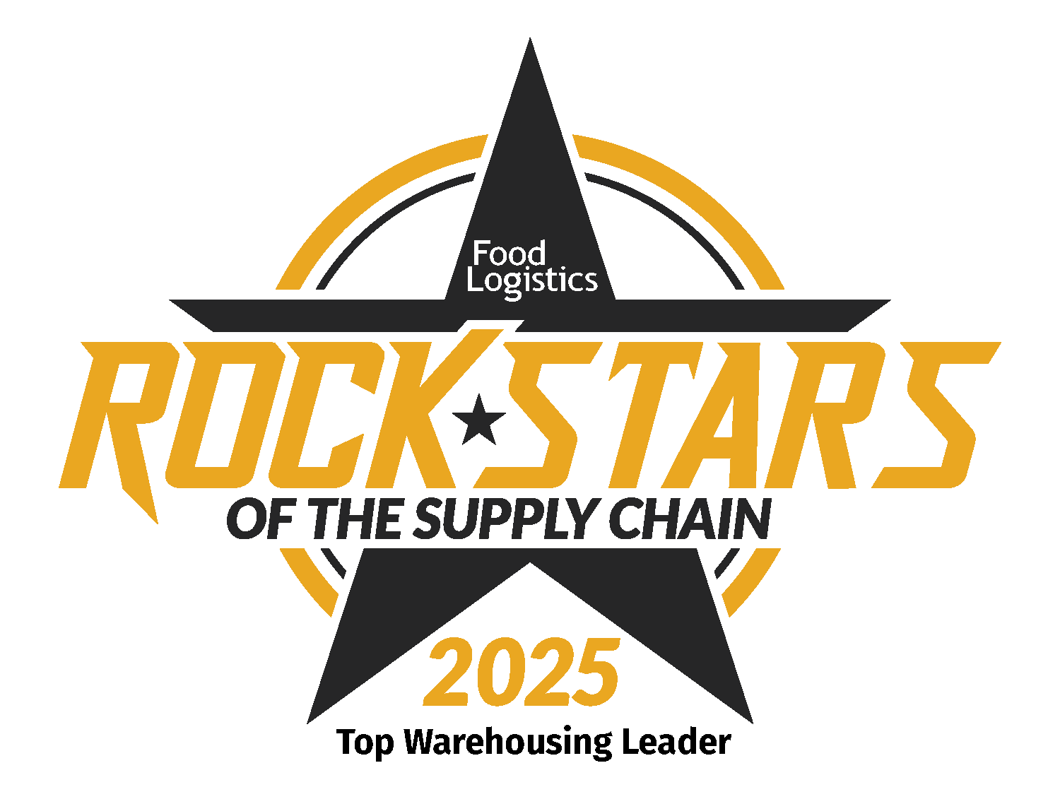 Food Logistics Rock Star of the Supply Chain Award - Top Warehousing Leader category