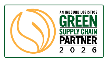 Inbound Logistics Green Supply Chain Partner 2026 award logo