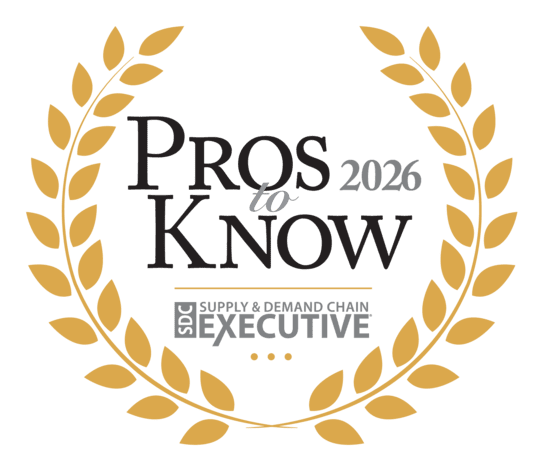 Supply & Demand Chain Executive Pros to Know 2026 award logo