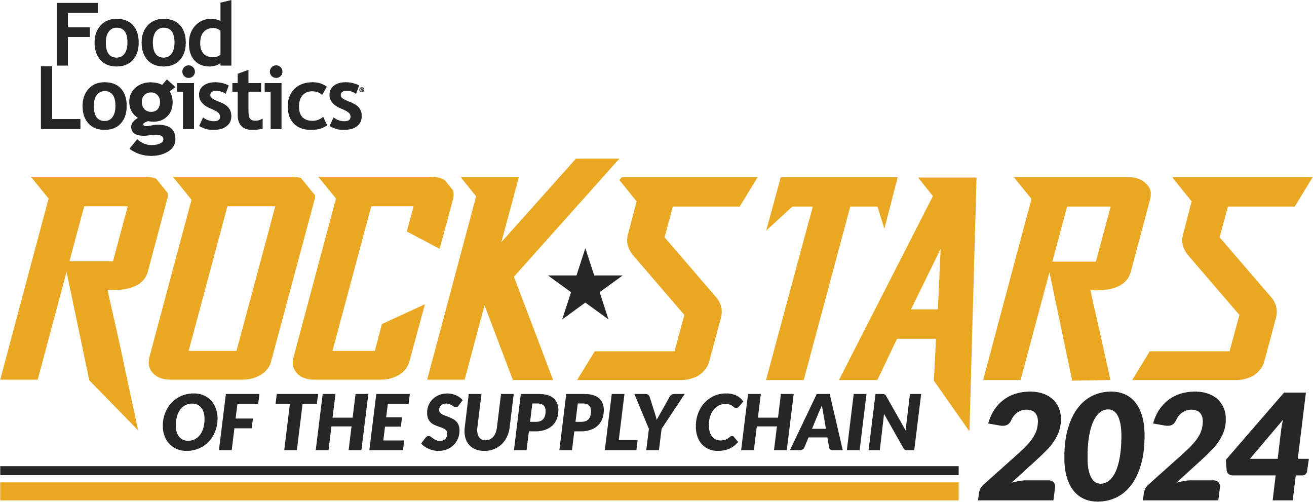 2024 Food Logistics Rockstars of the Supply Chain logo
