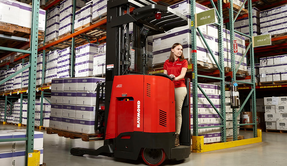 integrated reach truck, reach fork truck