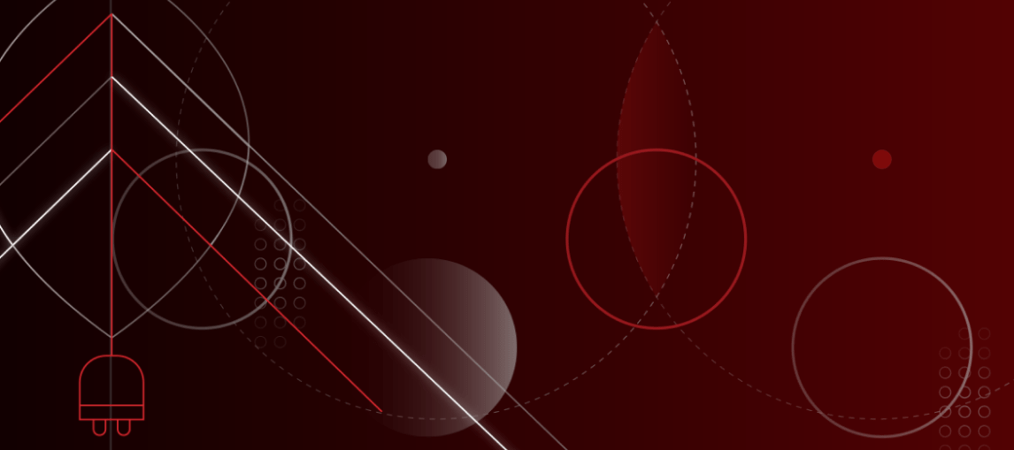 Abstract sustainability-themed graphic with energy-inspired design for the Raymond sustainability page