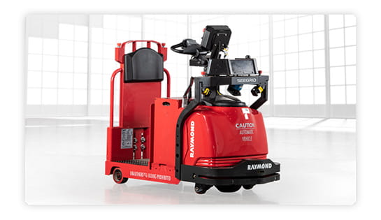 automated tow tractor, agv, short arch, short clearance agv