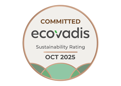 EcoVadis Sustainability Rating for Raymond Corp, Raymond earning a rating of Committed